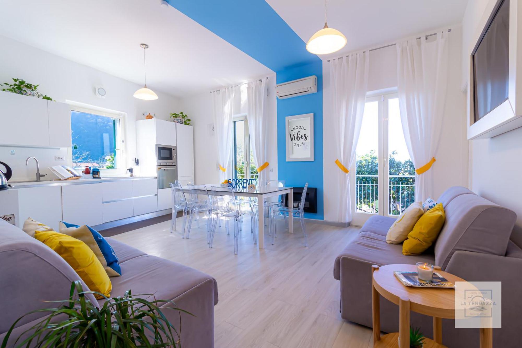 La Terrazza Family Holidays - Sorrento Coast Sant'Agnello Ngoại thất bức ảnh